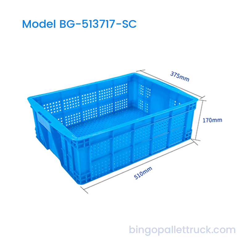 26L Stackable Plastic Crate