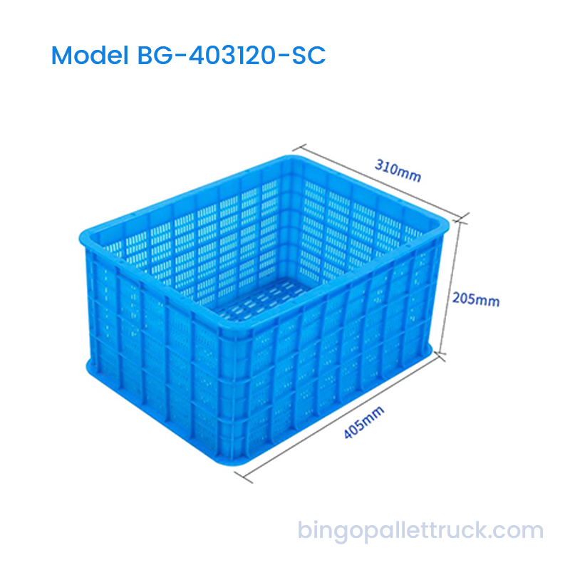 21L Stackable Plastic Crate