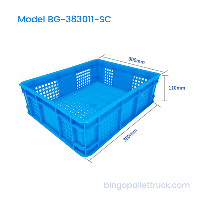 10L Stackable Plastic Crate
