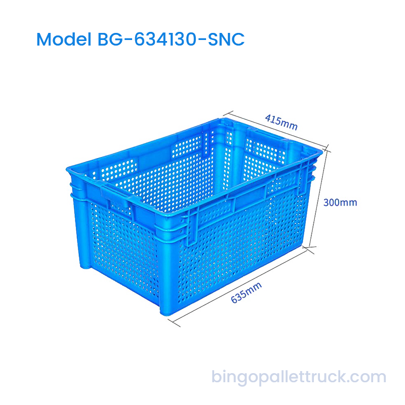 64L Stack and Nest Plastic Crate