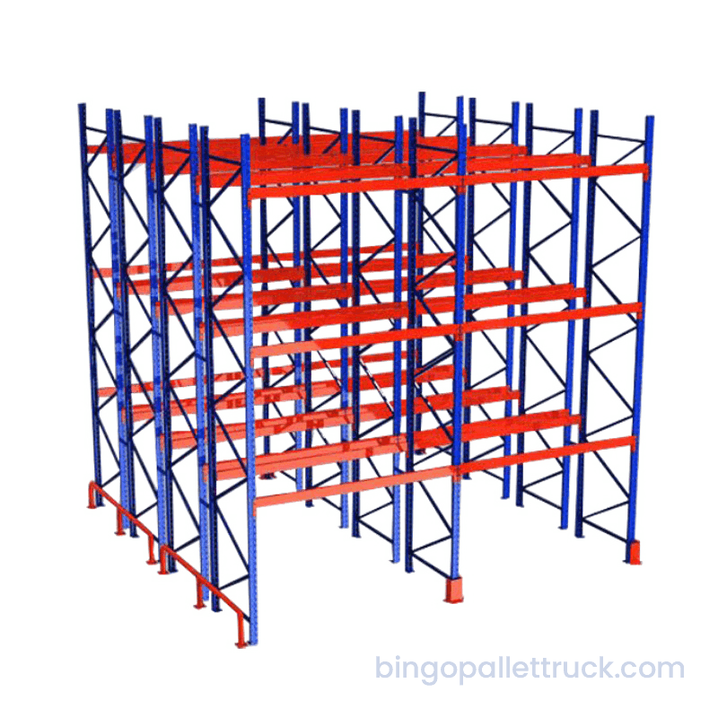 Customized Double Deep Racking for Heavy-Duty Selective High-Density Storage Solution
